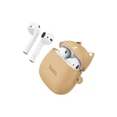 HOCO - Audifonos EW45 con funda de gato Beige