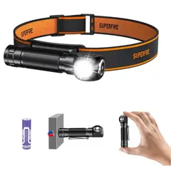 OEM - Linterna de Cabeza Recargable LED 600LM, Imantada, USB C