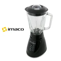 IMACO - Licuadora 125L cVaso de Vidrio BL4125VN Negro