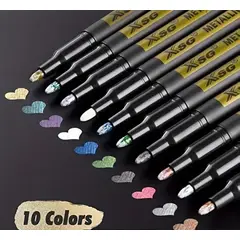 GENERICO - PLUMONES METALICOS X 10 UND