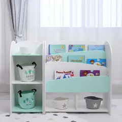 GULI GULI - LIBRERO INFANTIL CON 3 NIVELES DE GABINETE DE NIÑOS MONTESSORI