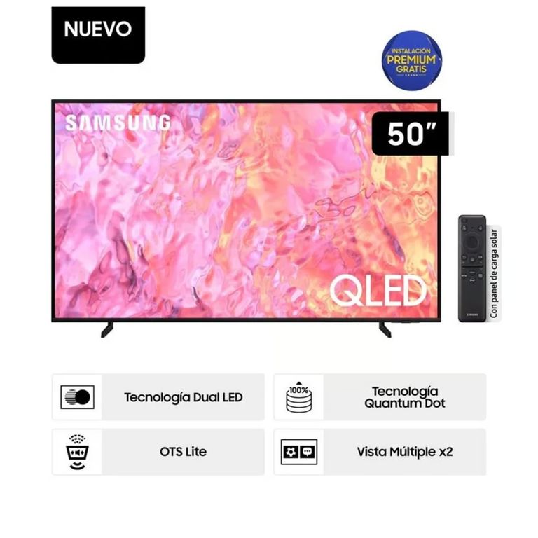 Televisor 50” QLED 4K UHD Smart TV QN50Q60CAGXPE