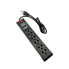 CDP - SUPRESOR DE PICOS 06 TOMAS BLACK R-PS6