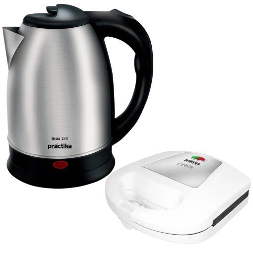 Hervidor Electrico 1.8L + Sandwichera 2 panes