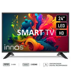 GENERICO - Televisor INNOS 24 LED HD Smart TV S2402KU