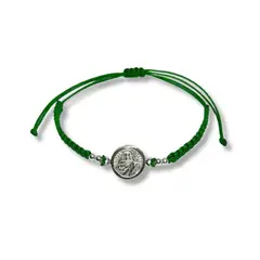 SANTORAL - Pulsera San Judas - Hilo y Plata