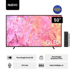SAMSUNG - Televisor QLED 50” Smart TV 4K QN50Q60CAGXPE