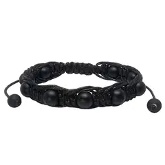 LUCYANA JOYAS Y ACCESORIOS - Pulsera para Hombre Mujer Unisex con Cuarzo Ónix negro - Joyas Lucyana