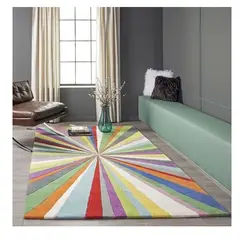 NATHAN - Alfombra Infantil de Lana Colores 168x107