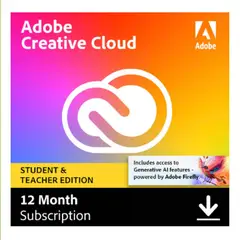 ADOBE - Licencia de Creative Cloud 1 Año Windows / Mac con iStock y Firefly Pro