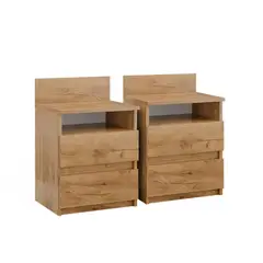 GENERICO - Velador Mesa De Noche Cark Duna 2 Unid. - Gaudi