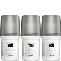 ESIKA - Pack x3 YOU desodorante roll on de unisex 50ml