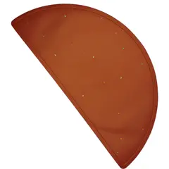 GENERICO - INDIVIDUAL DE SILICONA - CHOCOLATE CON PUNTOS DE COLORES