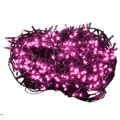 GENERICO - Luces para Árbol 200 luces led fucsia musical