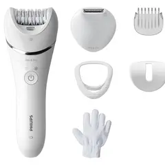 PHILIPS - Depiladora Inalambrica BRE715 en Seco Y Húmedo