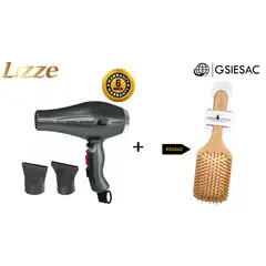 LIZZE - PACK SECADORA EXTREME 2400 W + REGALO CEPILLO RAQUETA BAMBU