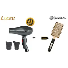 LIZZE - PACK SECADORA EXTREME 2400 W + REGALO CEPILLO ESQUELETO DORADO