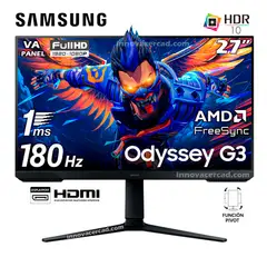 SAMSUNG - MONITOR ODYSSEY G3 27 LS27DG300ELXPE FREESYNC 1MS 180HZ