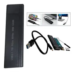 GENERICO - Case Para Disco SSD M.2 Nvme Ngff Gen 2 Tipo C 3.1 a USB 3.0