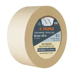 TRUPER - Cinta 2" x 50m Masking Tape 12593