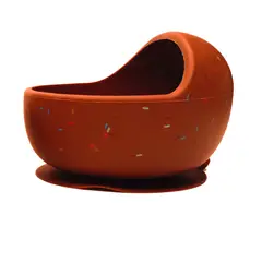 GENERICO - CUENCO DE SILICONA - COLOR CHOCOLATE