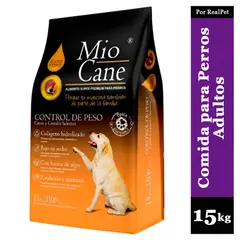 MIO CANE - Comida Perro Super Premium Control de Peso 15 kg