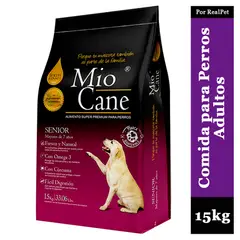 MIO CANE - Comida para Perro Adulto Super Premium Senior 15 kg