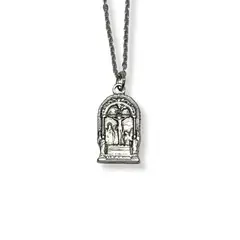 SANTORAL - Dije Señor de los Milagros y Cadena - Zamak