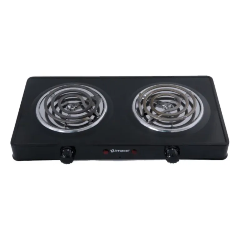 Cocina Eléctrica 2 Hornillas HP-1400 Negro