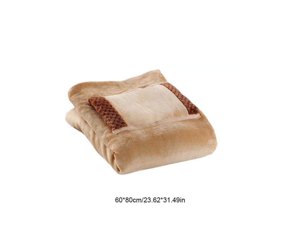 Manta eléctrica con calefacción por USB Color Marrón