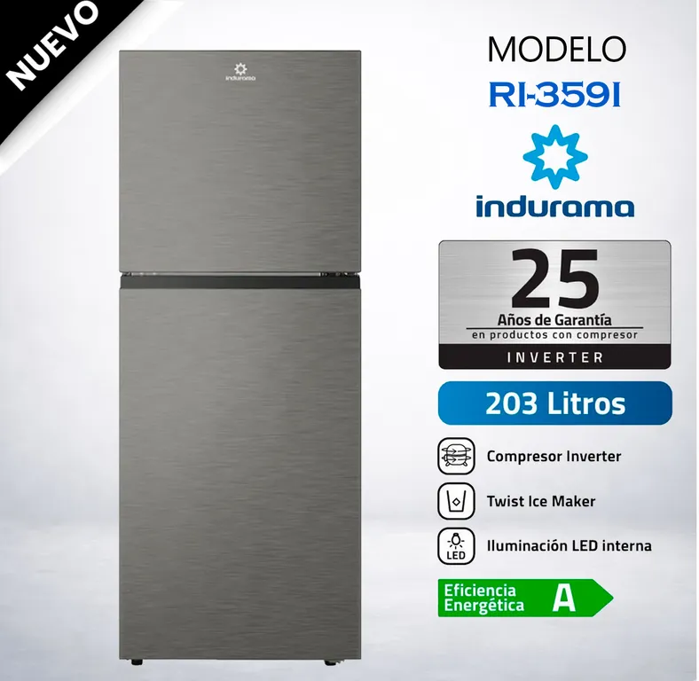 Refrigeradora 203 Litros Top Freezer No Frost RI-359I