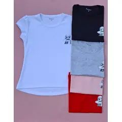 TAIS PRINCESS - Polo niñas100% algodón pima Pretty Girl manga corta