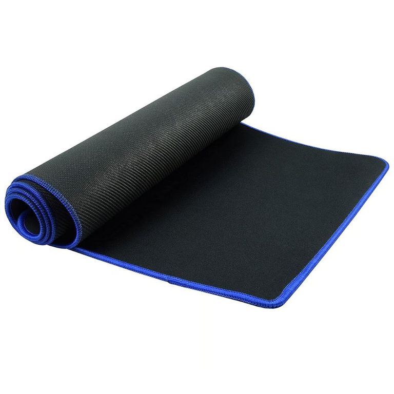 Pad Mouse Gamer Base Antideslizante 90x40cm Borde Cosido Azul