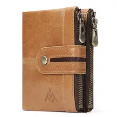 ALDEBARAN - Billetera de Cuero Vacuno Aldebarán BP940 con RFID