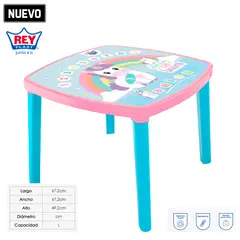 GENERICO - Mesa kinder Para Niños - Niña Reyplast