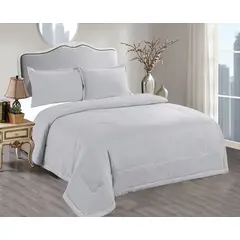 CASATEX - Set Cubrecama + Fundas de Almohada 2 plazas 100% Algodón