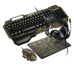 GENERICO - SET GAMER 4 EN 1 CANYON CND-SGS03-US TECLADO + MOUSE + AUDIFONO