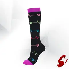 GENERICO - Medias de Compresión 20-30mmhg anti varices - EKG Lila