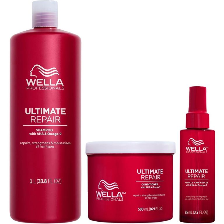 Shampoo Litro+ Acondicionador+ Miracle Hair 95ml Ultimate Repair