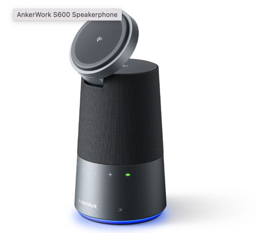 Altavoz AnkerWork S600 con hasta 16 horas de reproducción de música