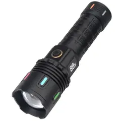 LIDIMI - Linterna LED con Luz Blanca Zoom Laser 5 Modos 2000M LD-L492A