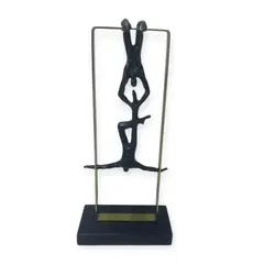 GENERICO - Escultura Gimnasta Decor 45x20 cm