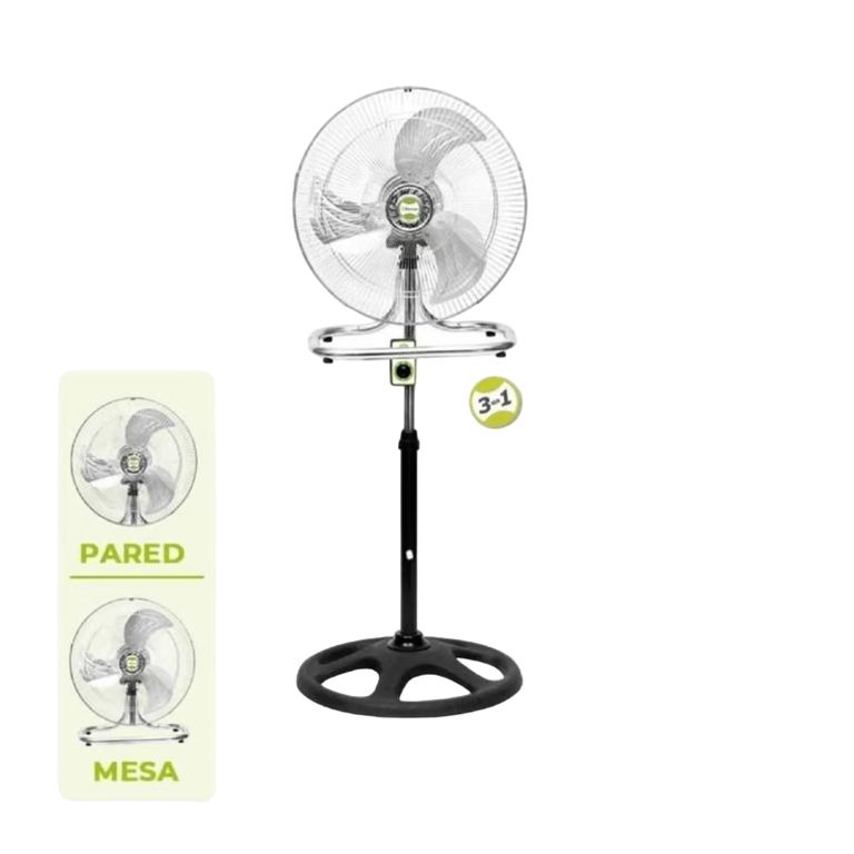 VENTILADOR 3 EN 1 BK8218VI 18" 200w PLATEADO 3 aspas 88.25