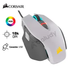 CORSAIR - Mouse Gamer M65 RGB Elite FPS 18 000 dpi, USB 9 botones