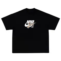 GENERICO - Polo Anime One Piece - Nika color Negro