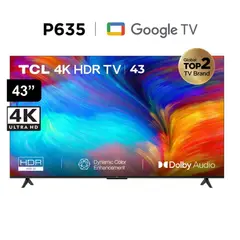 TCL - Televisor 43 UHD 4K LED Smart Tv 43P635 Google TV