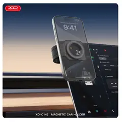 GENERICO - Soporte magnético para Mòvil con curvatura de 90° XO C145