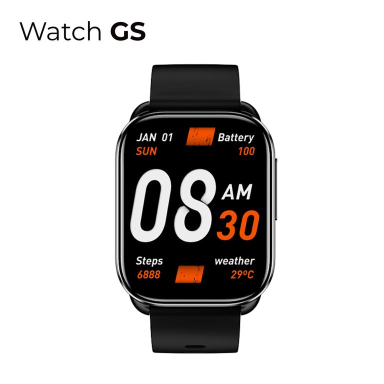 Watch GS Reloj Inteligente Recibe Llamadas IPX8 Hasta 10 días - BK