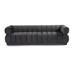 CENTRAL DECCO - SOFA 4 CUERPOS ARENE GRIS OSCURO