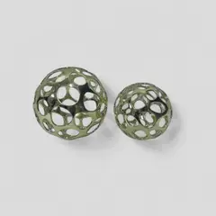 GENERICO - Set de 2 Esferas de Acero